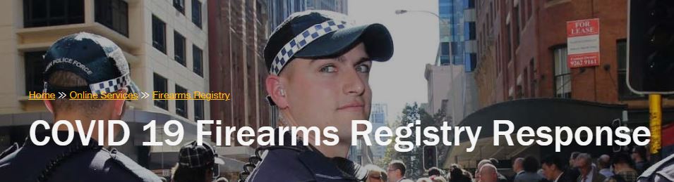 NSW Firearms Registry COVID Response